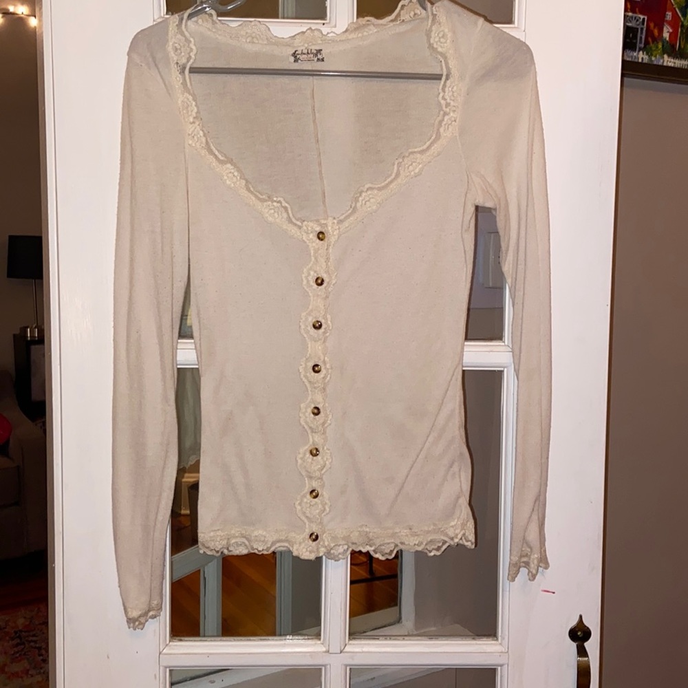 Free People lace top